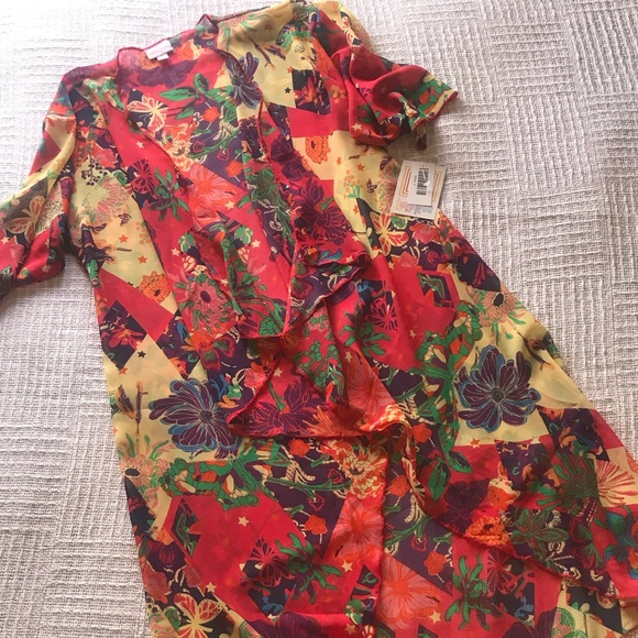LuLaRoe Other - LuLaRoe Colorful Sheer Kimono
